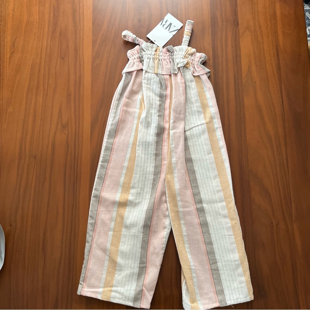 ZARA | NWT striped romper jumpsuit size 3 yo